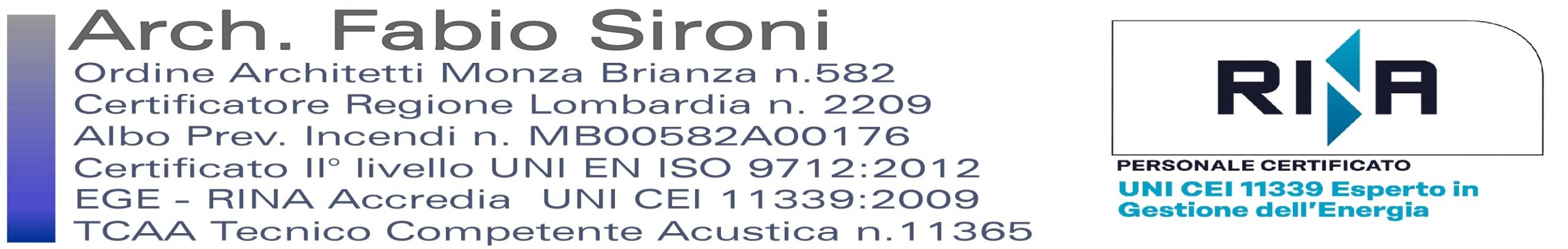 Arch. Sironi Fabio